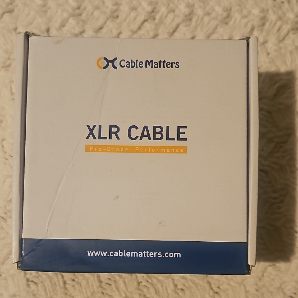 Cable Matters 2-Pack Premium XLR to XLR Cables 